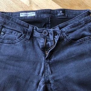 AG legging super skinny ankle in gray, size 25